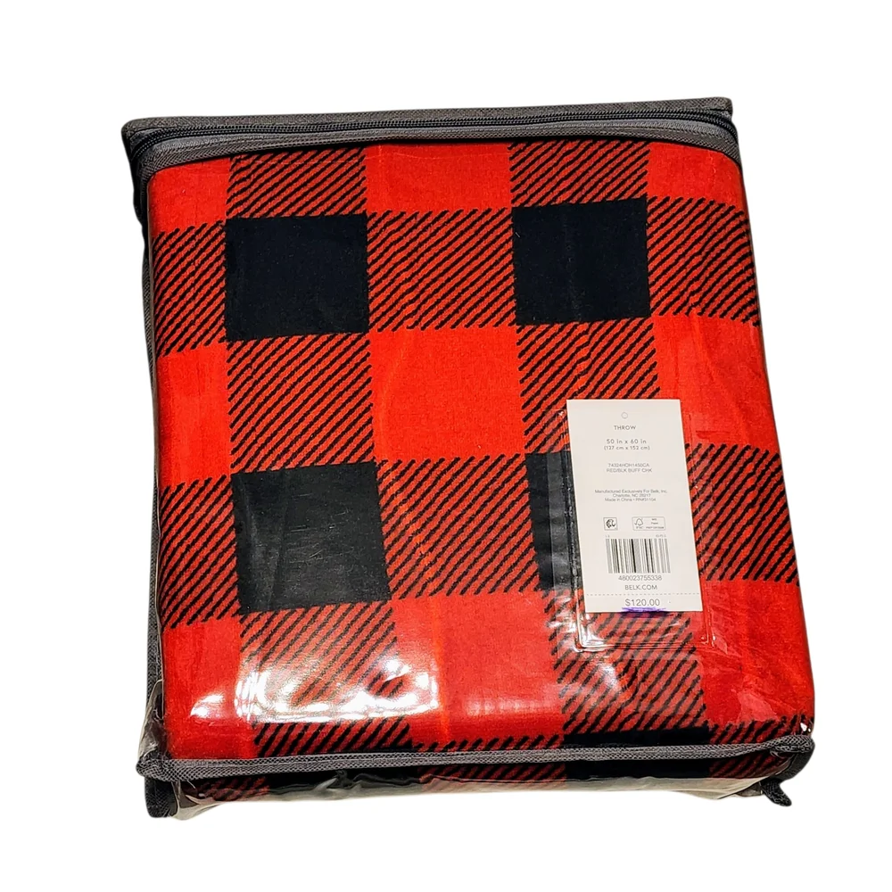 Modern.‎ Southern. Home. Red Heated Microplush Throw